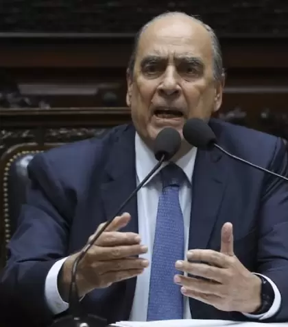 El jefe de Gabinete, Guillermo Francos, hoy en el Congreso de la Naci�n.