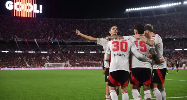 River le gan� 3-0 a Barracas Central