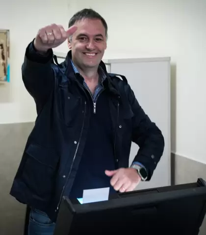 El jefe de Gabinete, Manuel Adorni.