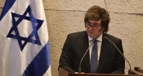 Javier Milei en Israel