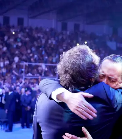 Javier Milei y Jorge Ledesma