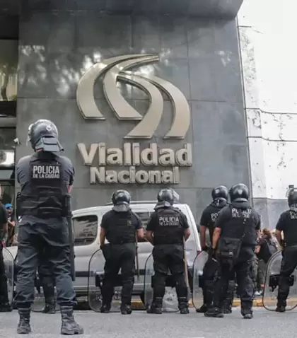 El edificio de Vialidad Nacional.