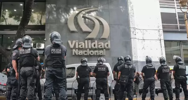 El edificio de Vialidad Nacional.