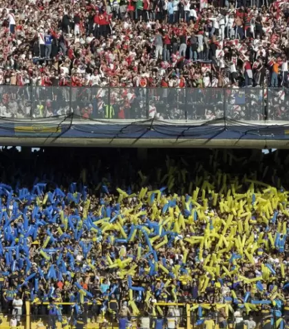 F�tbol argentino con p�blico visitante.