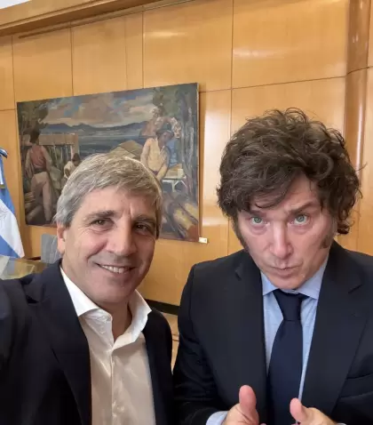 Luis Caputo y Javier Milei