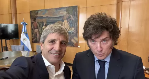Luis Caputo y Javier Milei