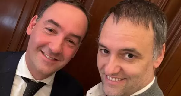 Francisco y Manuel Adorni.