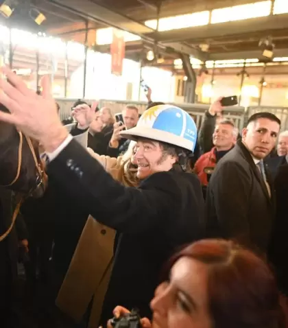 Javier Milei en La Rural
