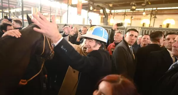 Javier Milei en La Rural