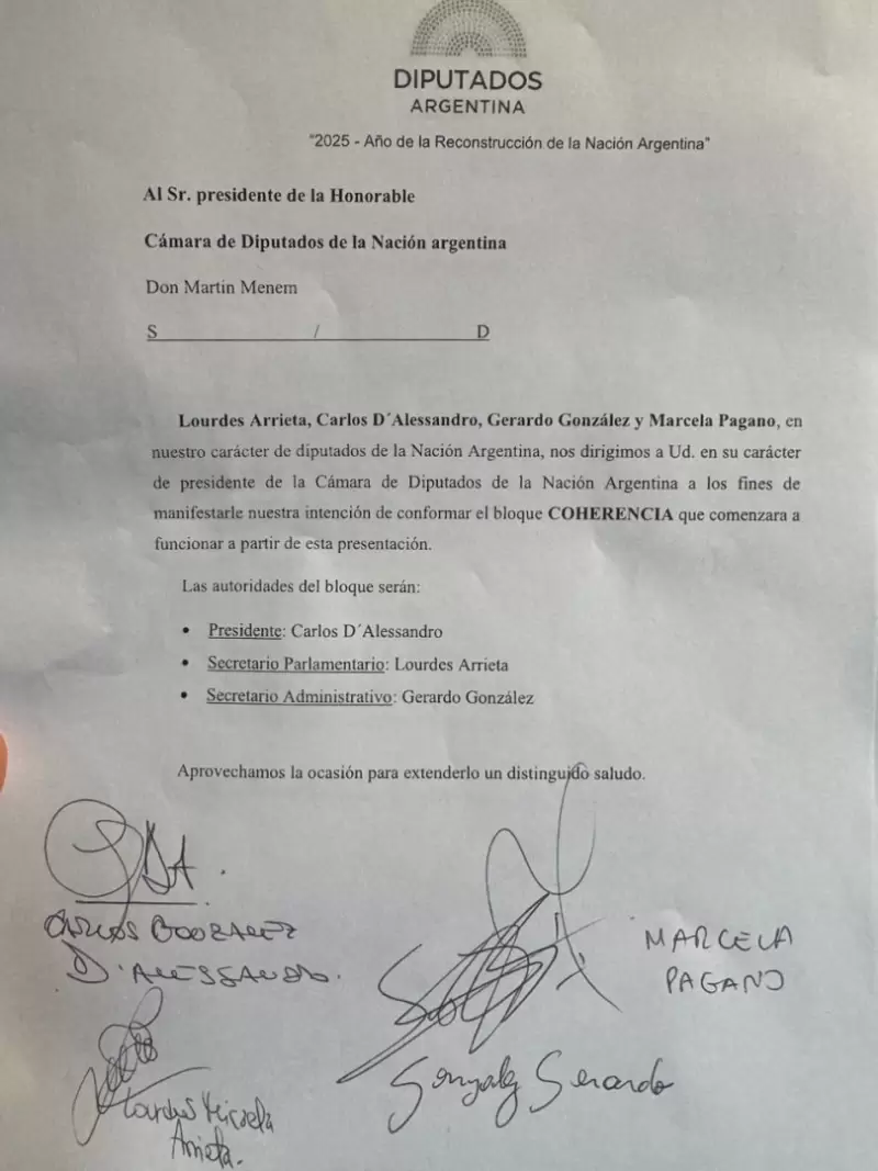 Nuevo bloque: Coherencia.
