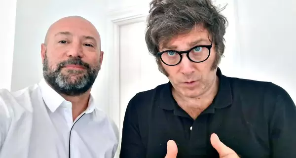 Diego Spagnuolo y Javier Milei