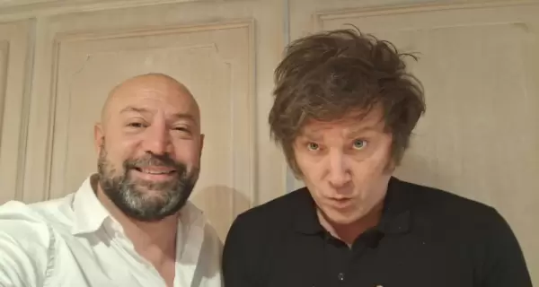 Diego Spagnuolo y Javier Milei