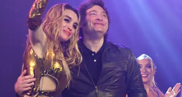 F�tima Florez y Javier Milei.
