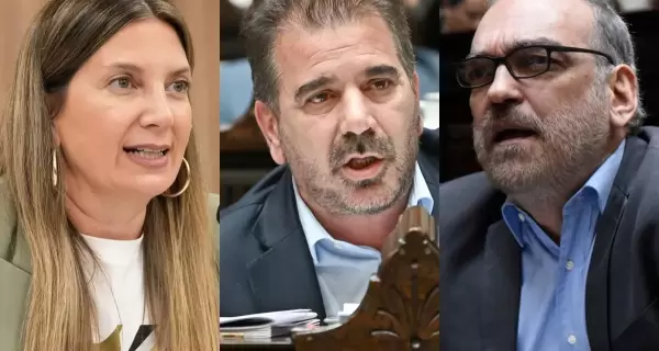 Silvia Lospennato, Cristian Ritondo y Fernando Iglesias.