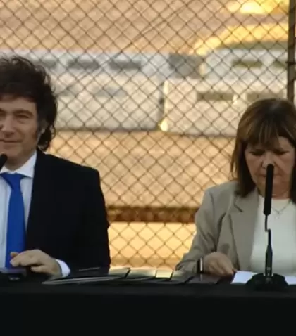 Javier Milei y Patricia Bullrich.