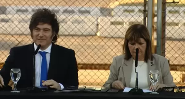 Javier Milei y Patricia Bullrich.