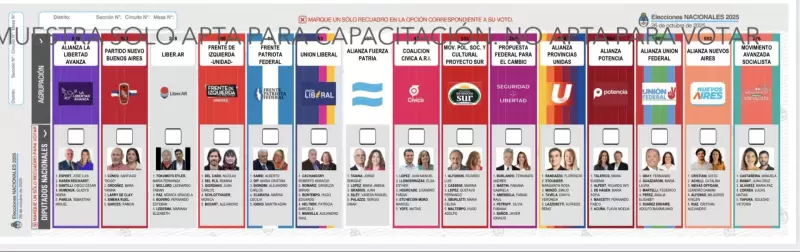 Boleta �nica de Papel en PBA