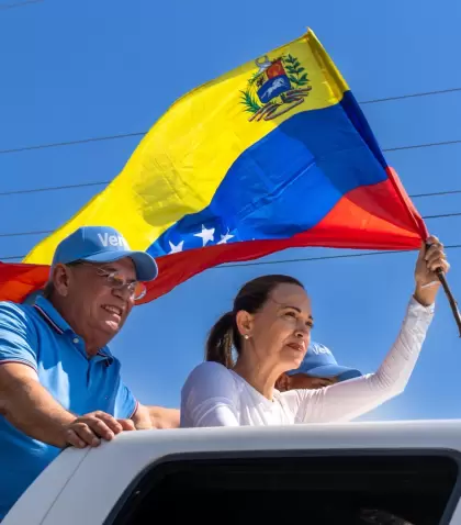 La activista Mar�a Corina Machado.