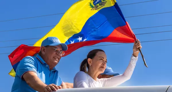 La activista Mar�a Corina Machado.