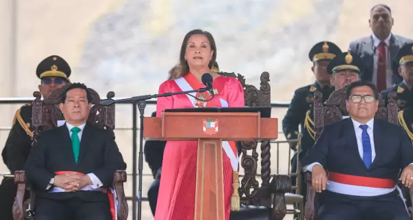 La presidenta destituida Dina Boluarte.