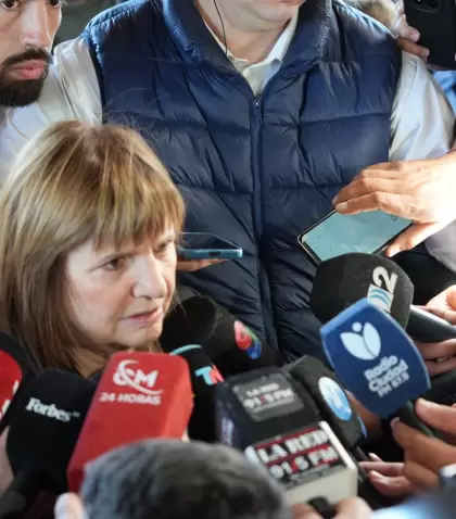 La ministra de Seguridad, Patricia Bullrich, en el Coloquio IDEA.