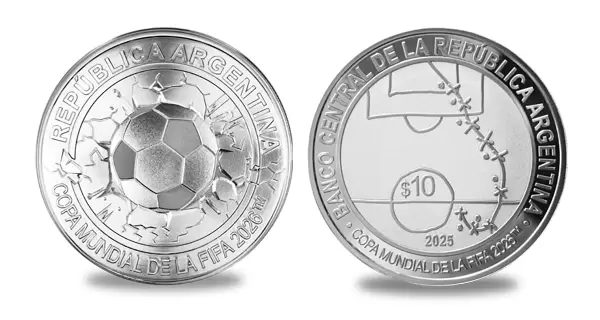 El BCRA lanza una moneda conmemorativa por el Mundial de 1986.