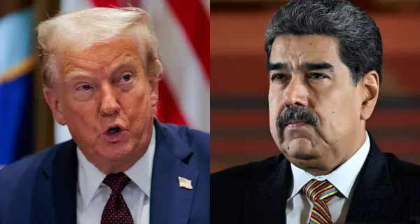 Donald Trump y Nicol�s Maduro.