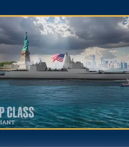 La Casa Blanca comparti� una representaci�n gr�fica del nuevo buque de guerra de la Armada estadounidense.