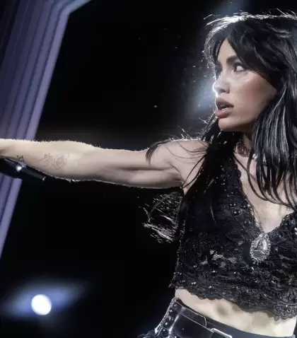 Lali en su �ltimo show en V�lez.