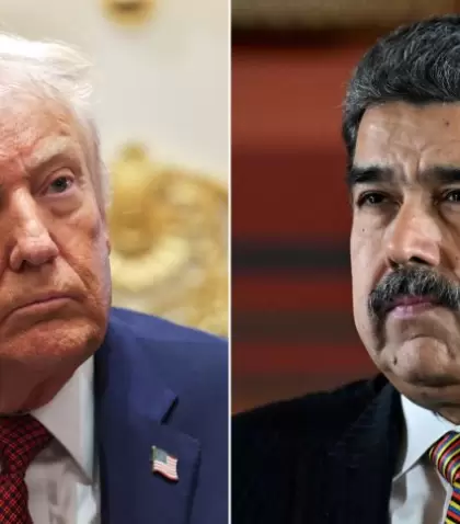 Donald Trump y Nicol�s Maduro.