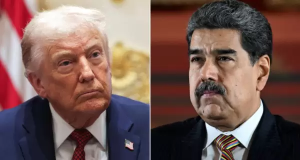 Donald Trump y Nicol�s Maduro.