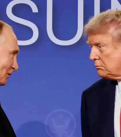 Vlad�mir Putin y Donald Trump.
