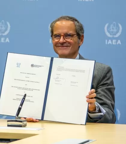 El titular de la OIEA, Rafael Grossi.