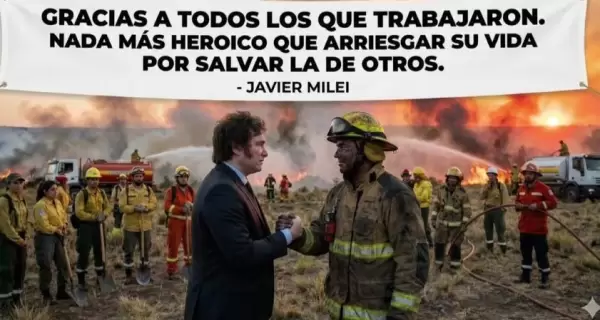 La foto que subi� Milei a sus historias de Instagram hecha con inteligencia artificial.