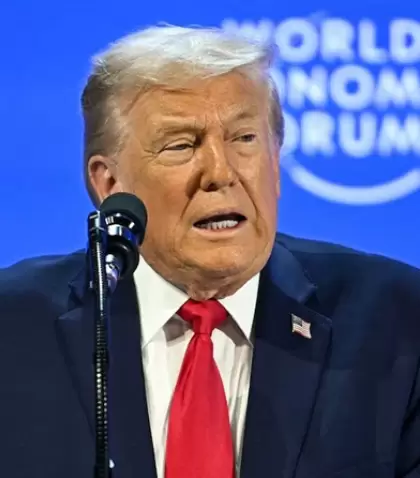 Donald Trump en el Foro de Davos 2026.