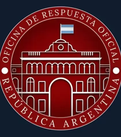 El logo de la Oficina de Respuesta Oficial de la Rep�blica Argentina.