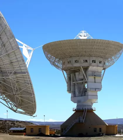 La estaci�n espacial china en Neuqu�n.
