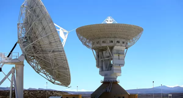 La estaci�n espacial china en Neuqu�n.