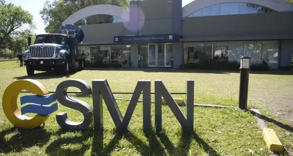 La sede central del SMN, ubicada en la Ciudad de Buenos Aires.