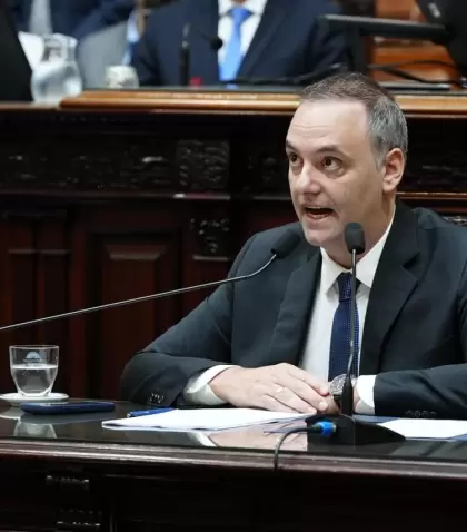 El jefe de Gabinete, Manuel Adorni.