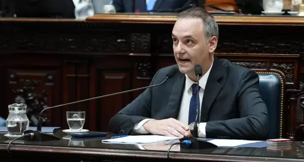El jefe de Gabinete, Manuel Adorni.