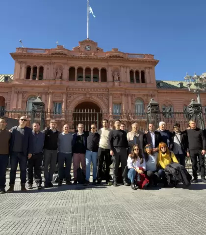 Periodistas acreditados en Casa Rosada