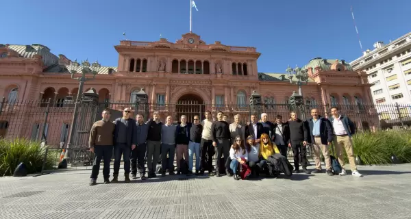 Periodistas acreditados en Casa Rosada