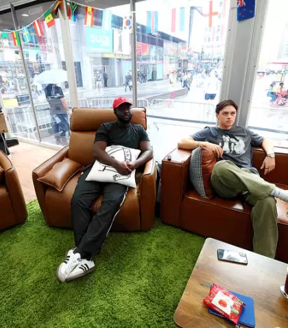 Kevin Akoto y Austin Franklin.